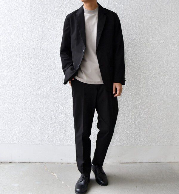 SHIPS any「SHIPS any:〈撥水/軽量/ストレッチ〉SOLOTEX(R) シアサッカー セットアップ スーツ 26SS◇」|スーツ|ブラック