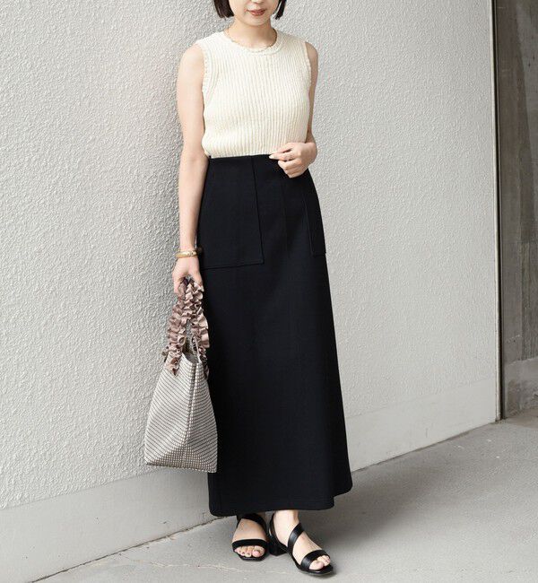 SHIPS Colors 「《予約》SHIPS Colors:〈手洗い可能〉スラブ ニット タンクトップ◆」|タンクトップ|