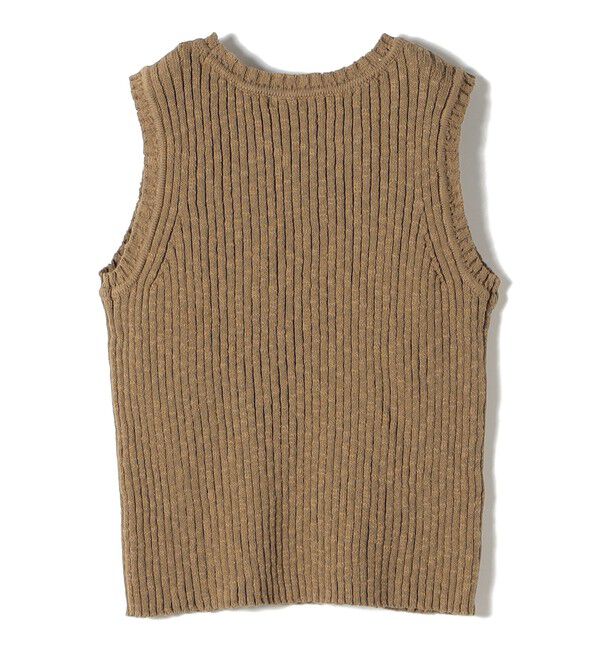 SHIPS Colors 「《予約》SHIPS Colors:〈手洗い可能〉スラブ ニット タンクトップ◆」|タンクトップ|