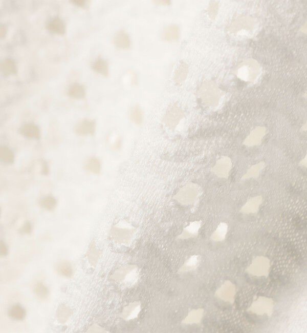 SHIPS for women「〈手洗い可能〉アイレット ノースリーブ フレア プルオーバー」|Tシャツ・カットソー|