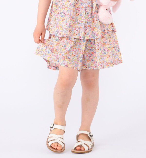 SHIPS KIDS「SHIPS KIDS:100～130cm / リバティ キュロット」|キュロット|