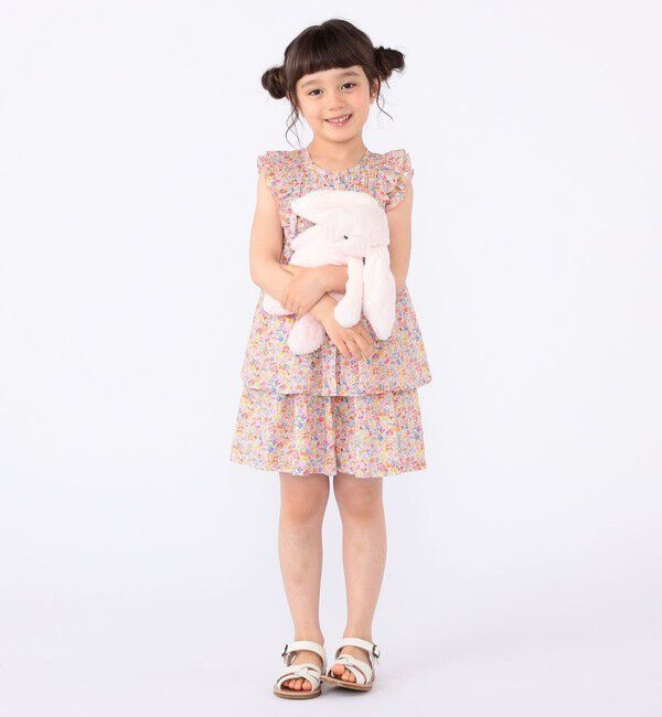 SHIPS KIDS「SHIPS KIDS:100～130cm / リバティ キュロット」|キュロット|