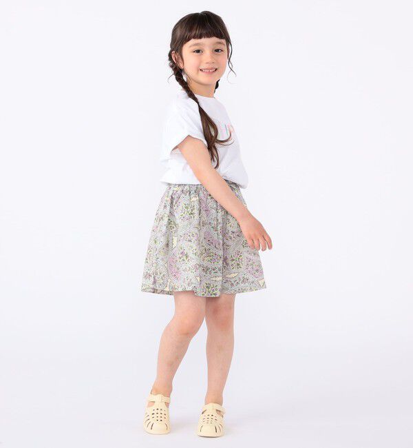 SHIPS KIDS「SHIPS KIDS:100～130cm / リバティ キュロット」|キュロット|