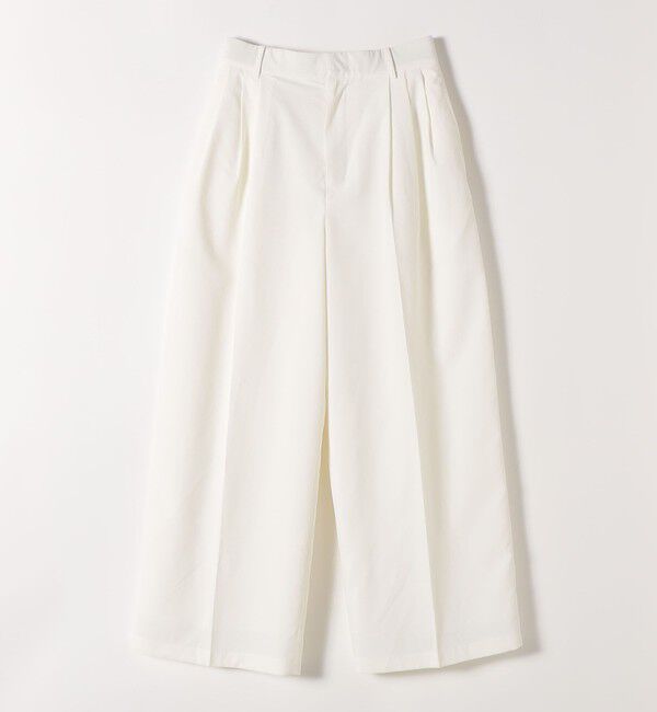 quaranciel「《予約》quaranciel:〈接触冷感/UVカット/吸水速乾/洗濯機可能〉3タック ワイド ストレート パンツ」|その他|