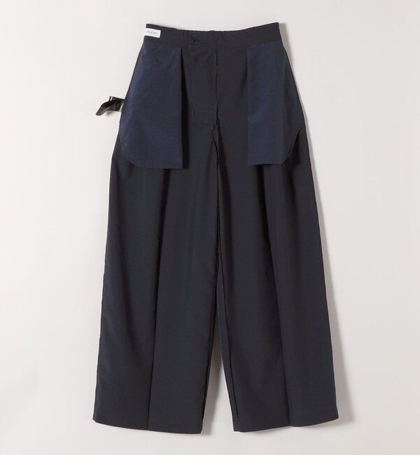 quaranciel「《予約》quaranciel:〈接触冷感/UVカット/吸水速乾/洗濯機可能〉3タック ワイド ストレート パンツ」|その他|