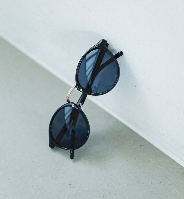 quaranciel「《予約》quaranciel: ラウンド サングラス（レオパード ケース チャーム付き）」|サングラス|