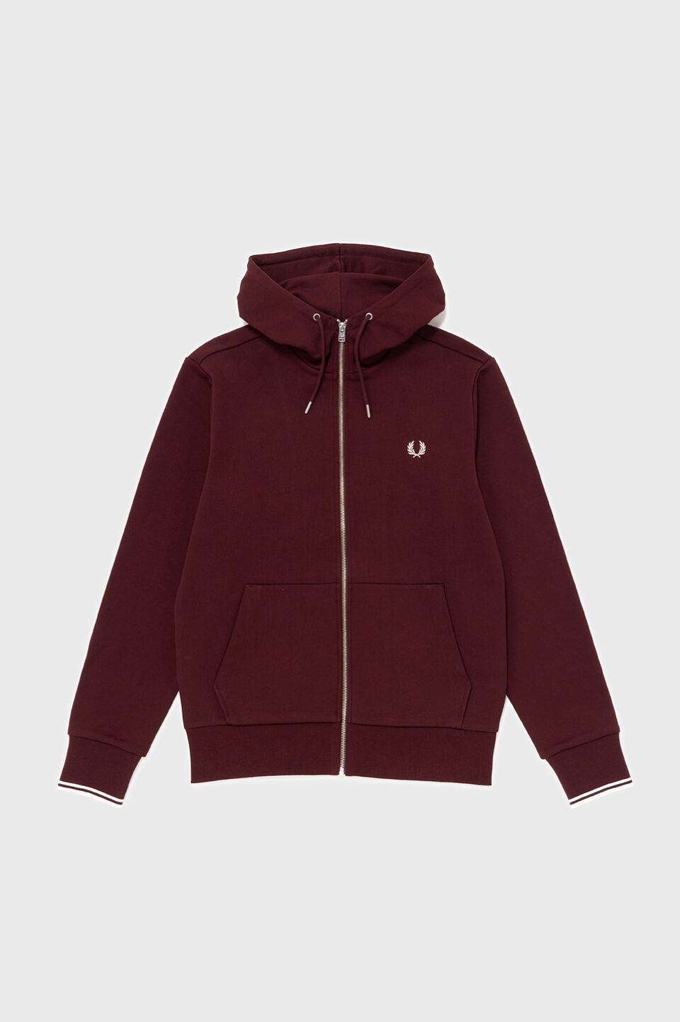 FRED PERRY 「Hooded Zip Through Sweatshirt」|スウェット・ジャージ|OXBLOOD