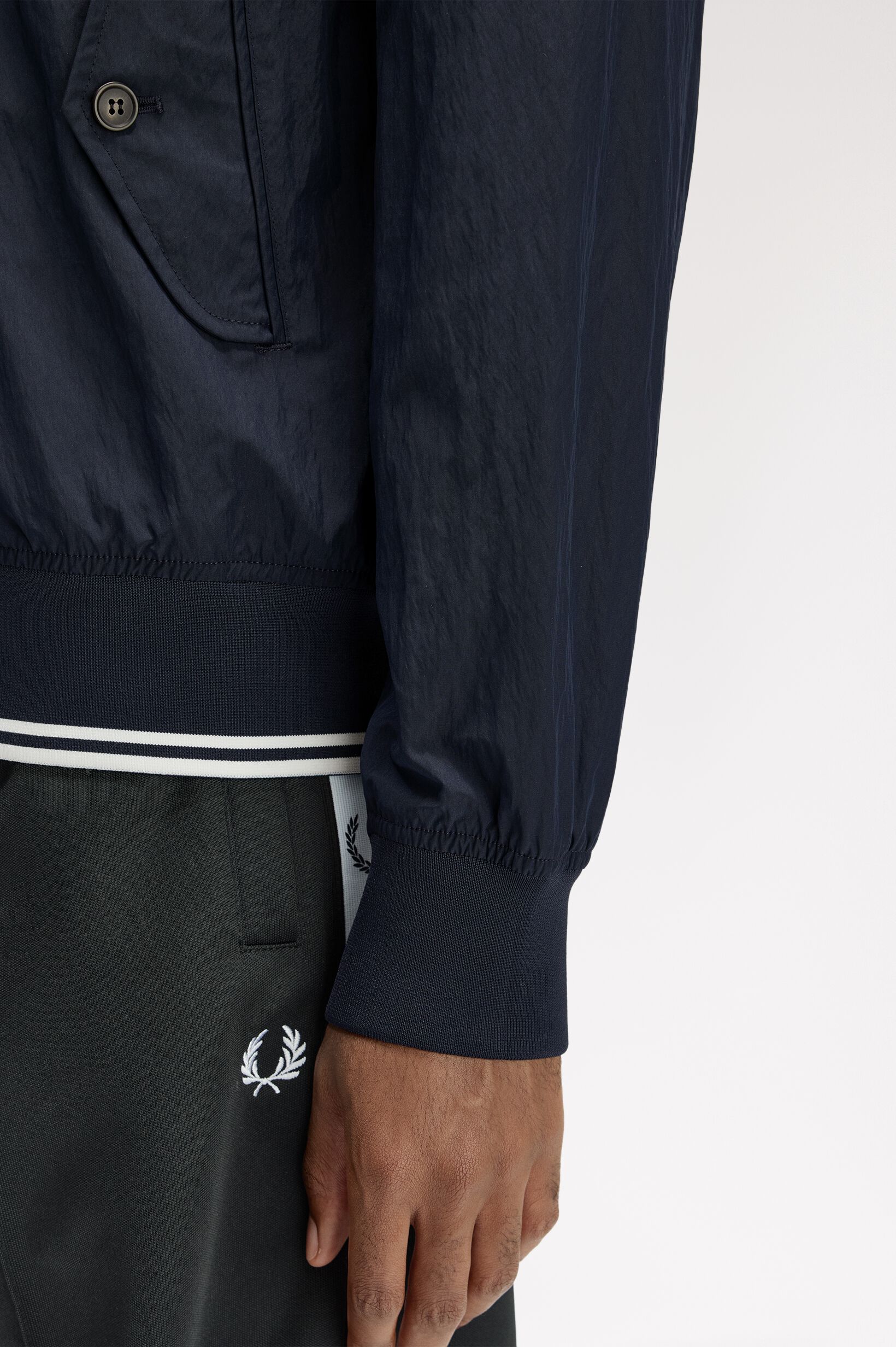 FRED PERRY 「Crinkle Harrington Jacket」|ブルゾン・スタジャン|