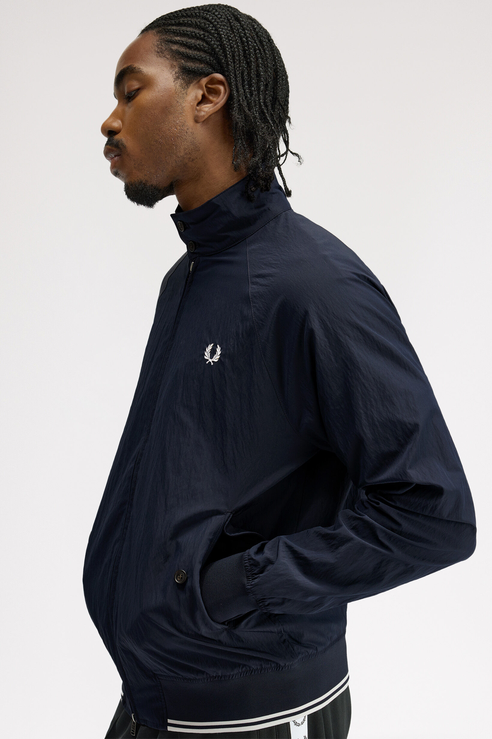 FRED PERRY 「Crinkle Harrington Jacket」|ブルゾン・スタジャン|