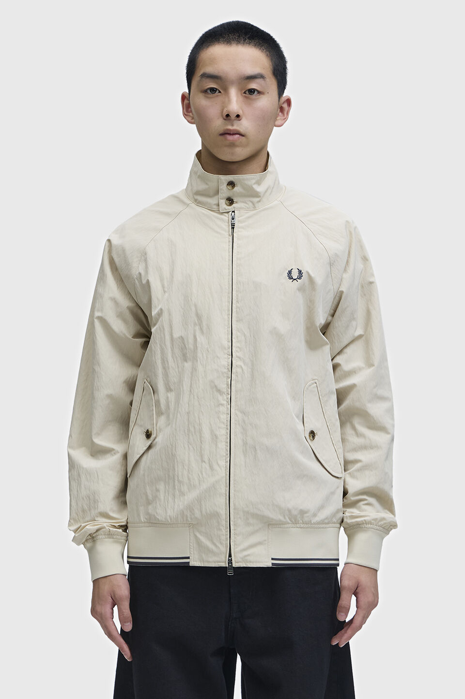 FRED PERRY 「Crinkle Harrington Jacket」|ブルゾン・スタジャン|
