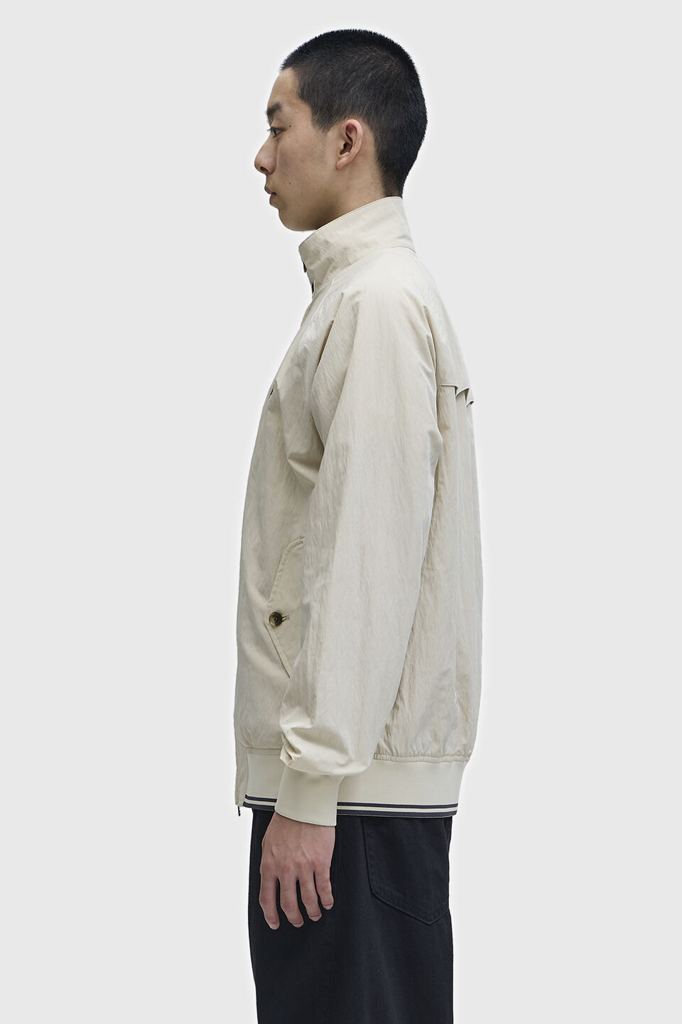 FRED PERRY 「Crinkle Harrington Jacket」|ブルゾン・スタジャン|