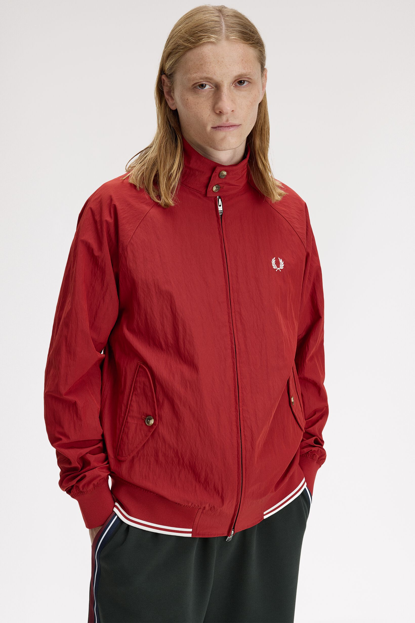 FRED PERRY 「Crinkle Harrington Jacket」|ブルゾン・スタジャン|