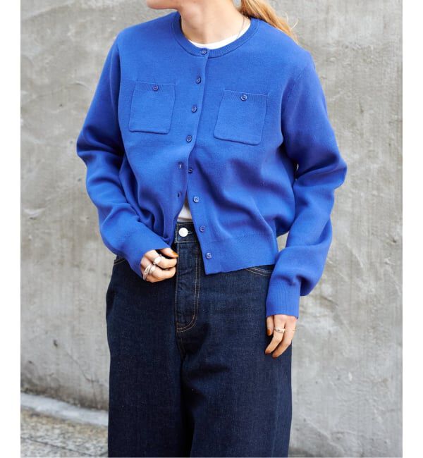 OUTDOOR PRODUCTS Usual Things「コットンスムースポケットコンパクトカーディガン」|カーディガン|