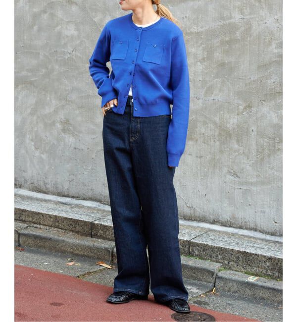 OUTDOOR PRODUCTS Usual Things「コットンスムースポケットコンパクトカーディガン」|カーディガン|