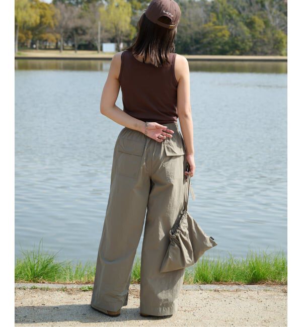 OUTDOOR PRODUCTS Usual Things「≪予約≫撥水ナイロンUTILITYバギーパンツ」|その他|
