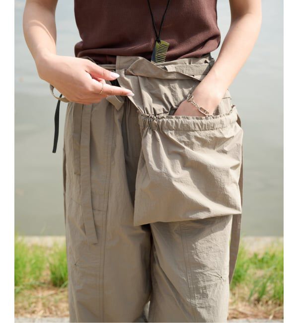 OUTDOOR PRODUCTS Usual Things「MULTIWAY POCKET エプロン」|ポーチ|カーキ