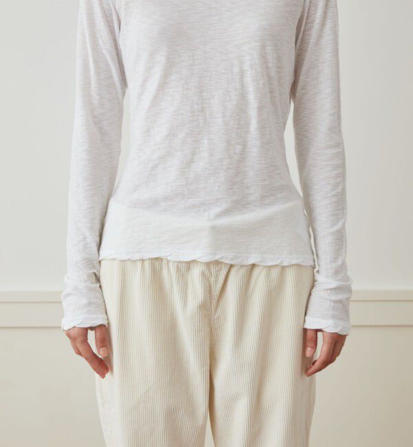 JAMES PERSE「スラブジャージー ロングスリーブプルオーバー WUA3361」|Tシャツ・カットソー|