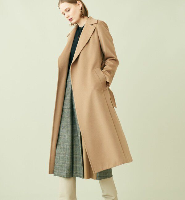 TOMORROWLAND collection「スーパーカシミヤ ベルテッドコート」|その他|