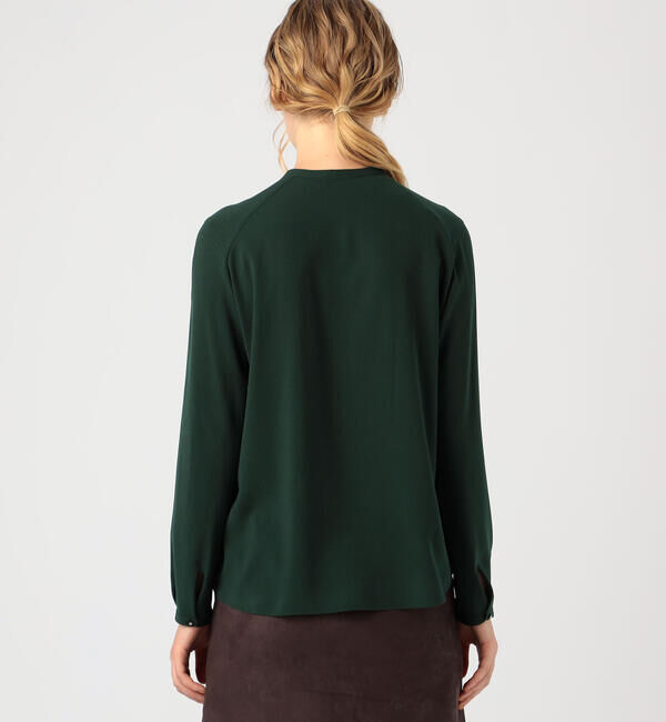 TOMORROWLAND collection「ポリエステルアムンゼン ボウタイブラウス」|シャツ・ブラウス|