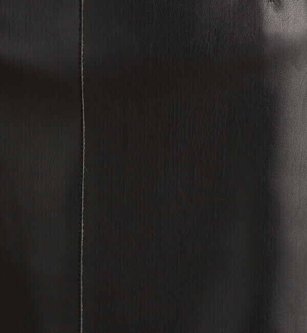 Ballsey「レザーライククロス トラペーズスカート」|台形|