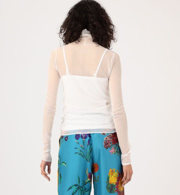 CABaN「コットンナイロン シアータートルネックプルオーバー」|ニット・セーター|