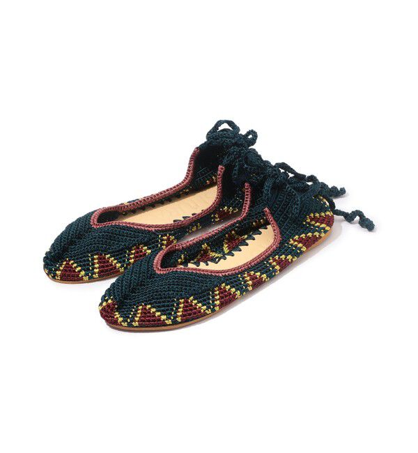 TOMORROWLAND GOODS「KASHURA Ballerina High フラットシューズ」|バレエシューズ|66 ブルー系