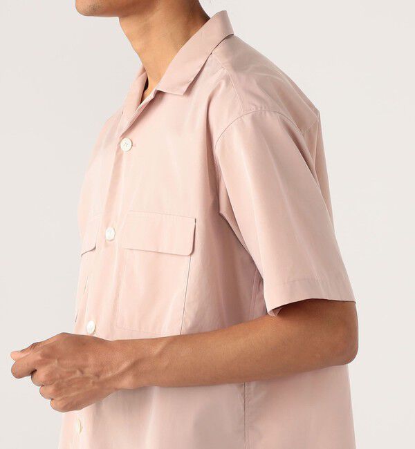 CABaN「CABaN コットンシャンブレー ダブルポケット半袖シャツ」|シャツ・ブラウス|