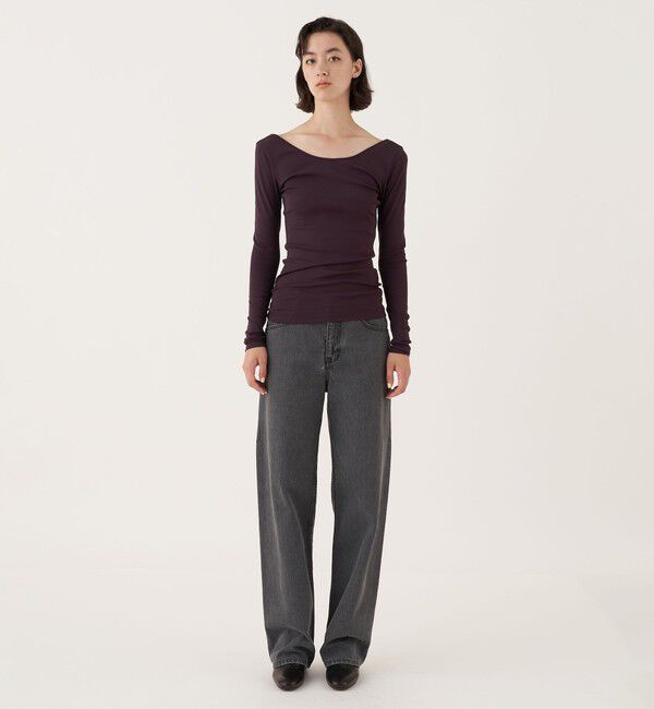 DES PRES「ベーシックサーキュラーリブ ラウンドネックプルオーバー」|Tシャツ・カットソー|