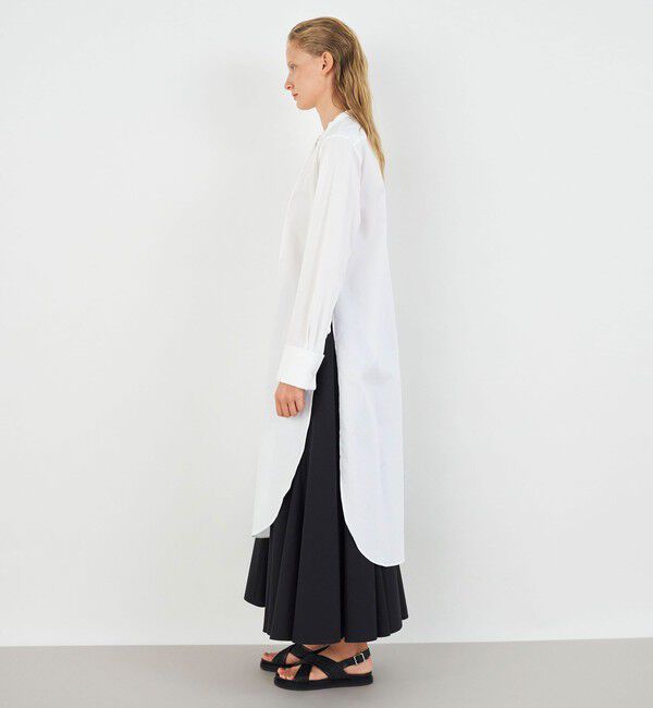 DES PRES「ドビークロス ブザムシャツワンピース」|ワンピース|