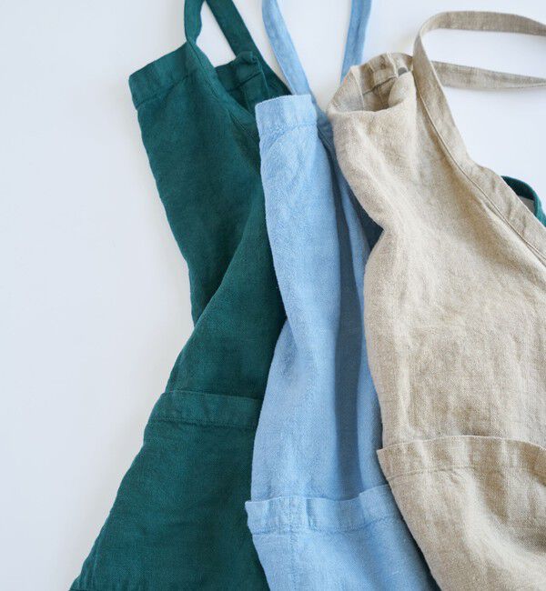 TOMORROWLAND HOME「ウォッシャブルリネン エプロン」|食器・キッチングッズ|