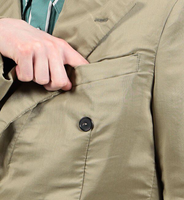 TOMORROWLAND MENS「コットンシルク ダブルブレステッド6Bジャケット」|テーラードジャケット|