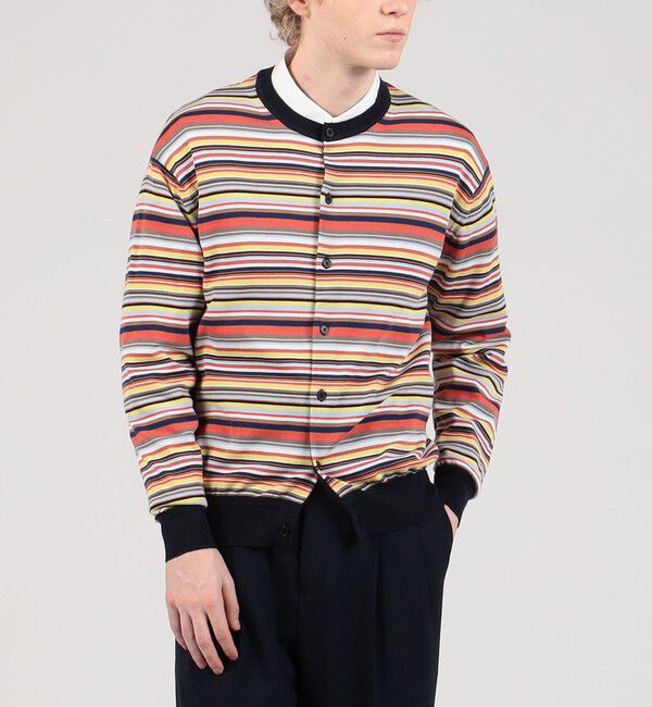 TOMORROWLAND MENS「TOMORROWLAND tricot ギザコットン クルーネックカーディガン」|カーディガン|