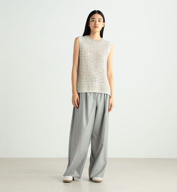 BACCA「ネップツイード ベスト」|ニット・セーター|