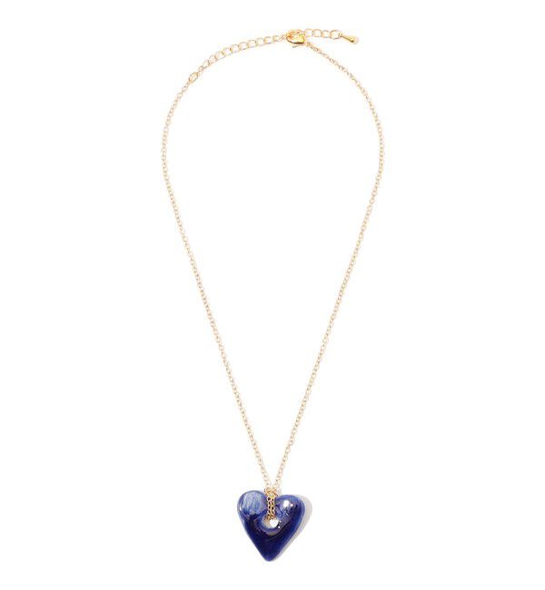 TOMORROWLAND GOODS「【別注】LEVENS HEART PENDANT ネックレス」|ネックレス|69 ネイビー