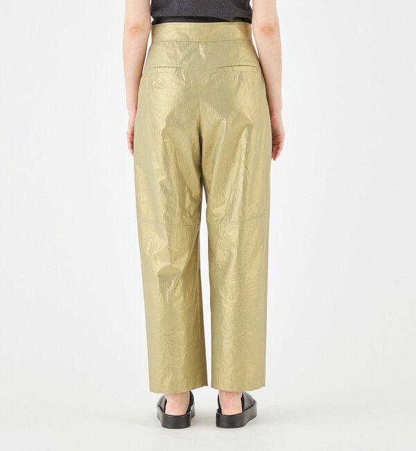 MACPHEE「ホイルプリント タックテーパードパンツ」|その他|