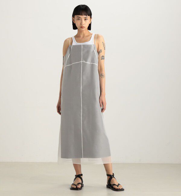 Edition「シルクオーガン パネルキャミソールワンピース」|ワンピース|