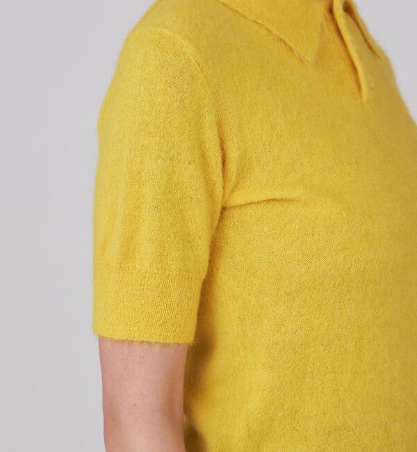 MACPHEE「アルパカシャギー ポロプルオーバー」|ニット・セーター|