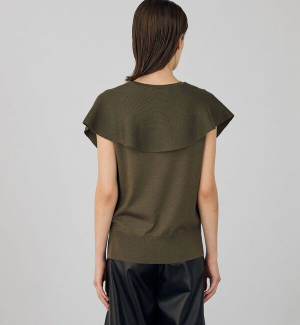 DES PRES「ウーステッドウール ケーププルオーバー」|ニット・セーター|