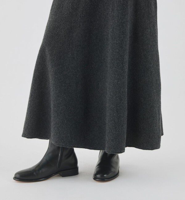 GALERIE VIE「ラムズウール フレアマキシスカート」|フレア|