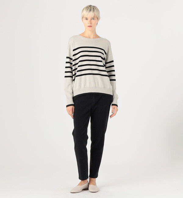 GALERIE VIE「ウーステッドウール クルーネックプルオーバー」|ニット・セーター|