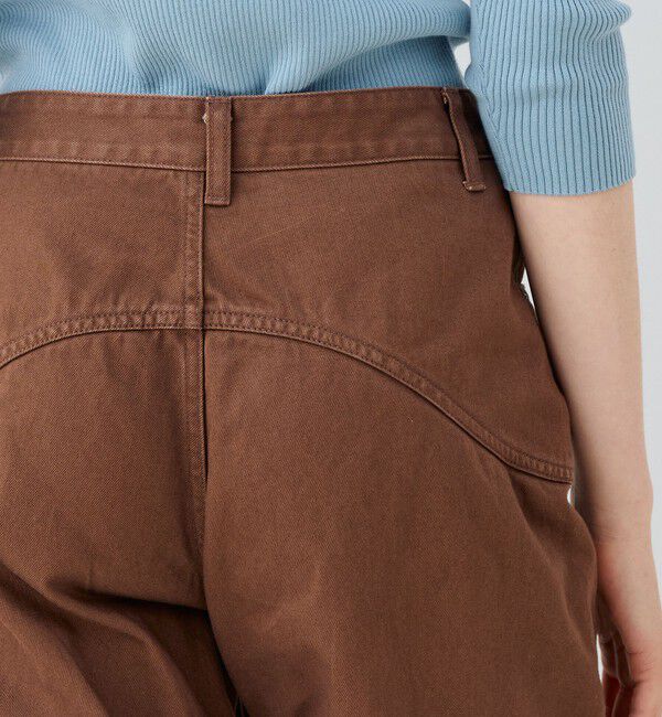 GALERIE VIE「サンフェードデニム ウェーブカーブパンツ」|デニム|