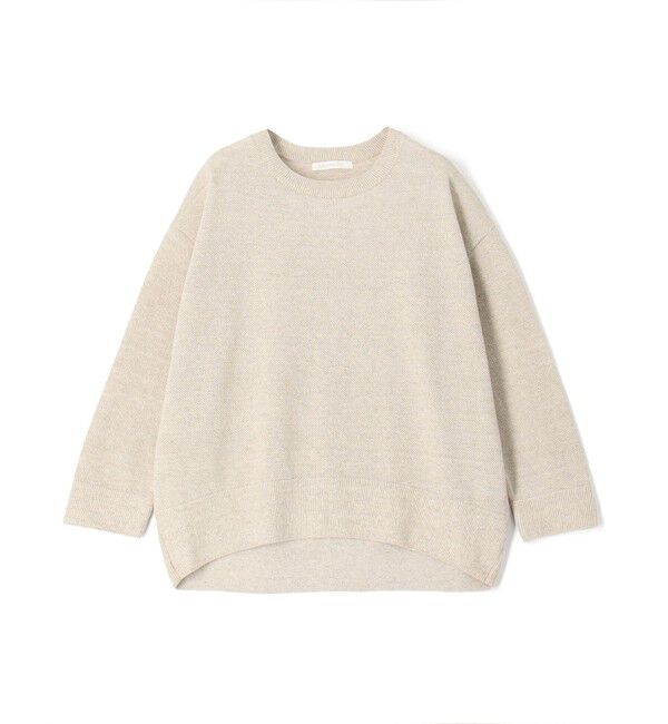 GALERIE VIE「ドライカノコ クルーネックプルオーバー」|ニット・セーター|41 ライトベージュ
