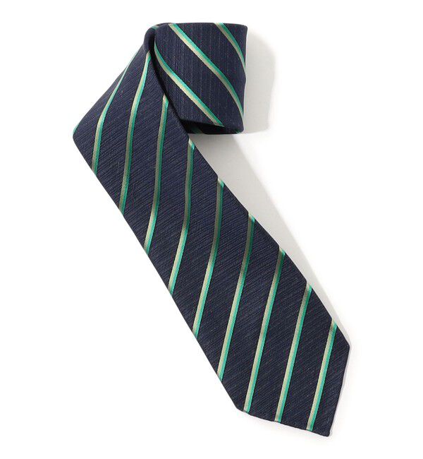 TOMORROWLAND GOODS「TOMORROWLAND MADE IN ITALY リネンシルク レジメンタルネクタイ」|ネクタイ・蝶ネクタイ|