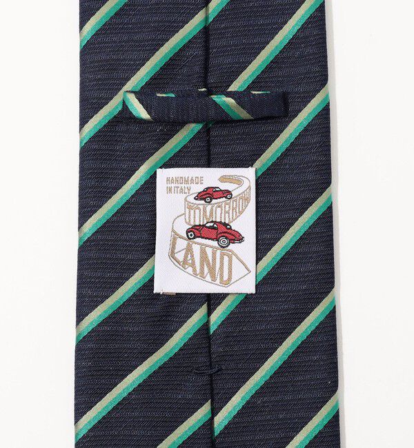 TOMORROWLAND GOODS「TOMORROWLAND MADE IN ITALY リネンシルク レジメンタルネクタイ」|ネクタイ・蝶ネクタイ|