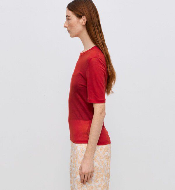 BACCA「テンセルシルク ベーシックTシャツ」|Tシャツ・カットソー|