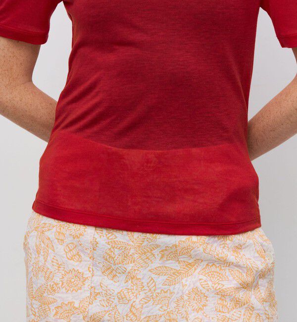 BACCA「テンセルシルク ベーシックTシャツ」|Tシャツ・カットソー|