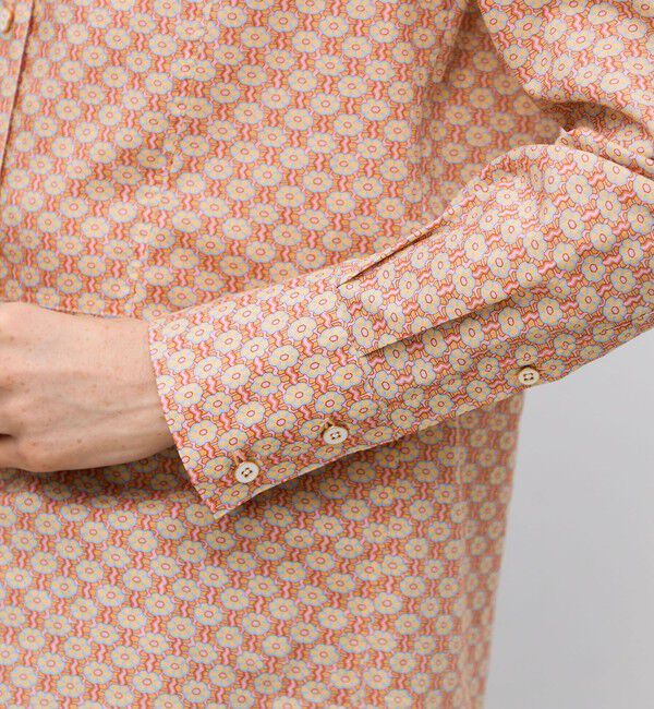 BACCA「コットンリバティプリント スプリングブラウス」|シャツ・ブラウス|