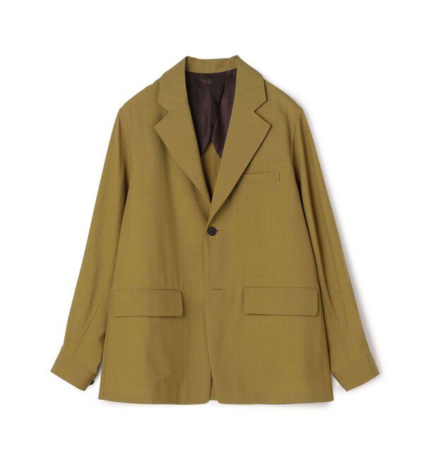 TOMORROWLAND MENS「ハルトウール シングルブレステッド 2Bジャケット」|テーラードジャケット|55 マスタード