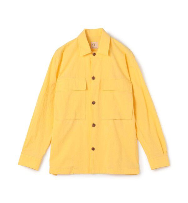 TOMORROWLAND MENS「【別注】GUY ROVER コットンポプリン オーバーシャツ」|ブルゾン・スタジャン|25 イエロー
