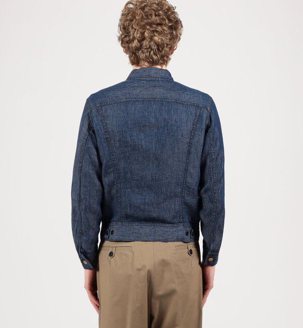 TOMORROWLAND MENS「【別注】Lee Westerner Jacket 7オンスリネンデニム」|ブルゾン・スタジャン|